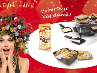 Raclette gril, servírovací sada, bonbóny? Vyberte si předvánoční dárek!